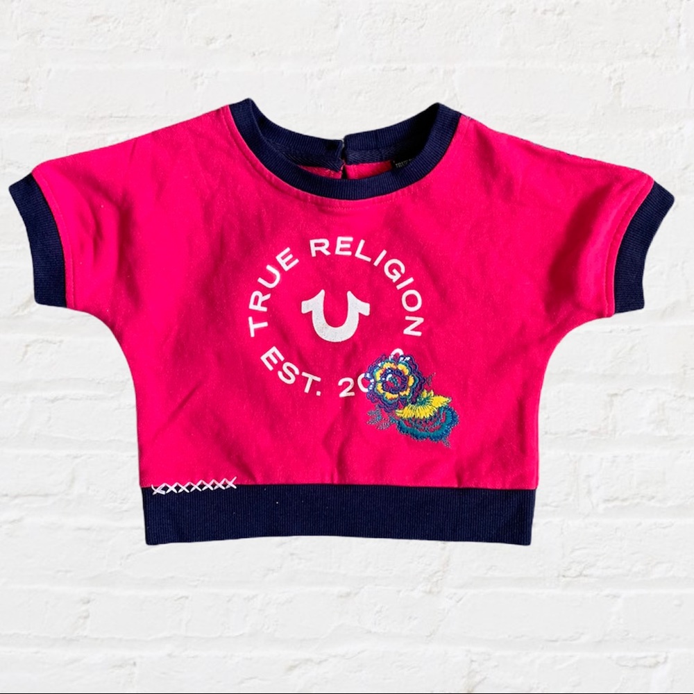 True Religion Embroidered • Crop Sweater • 24M